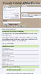 Mobile Screenshot of countycricketclubs.co.uk
